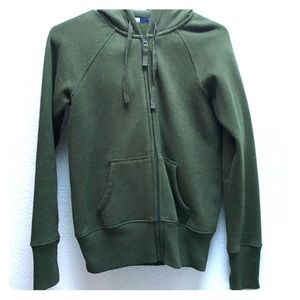 COPY - GAP Green Zip Up Hoodie